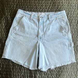 Abercrombie Dad Shorts High Rise Abercrombie & Fitch High Waist Jean Denim Short